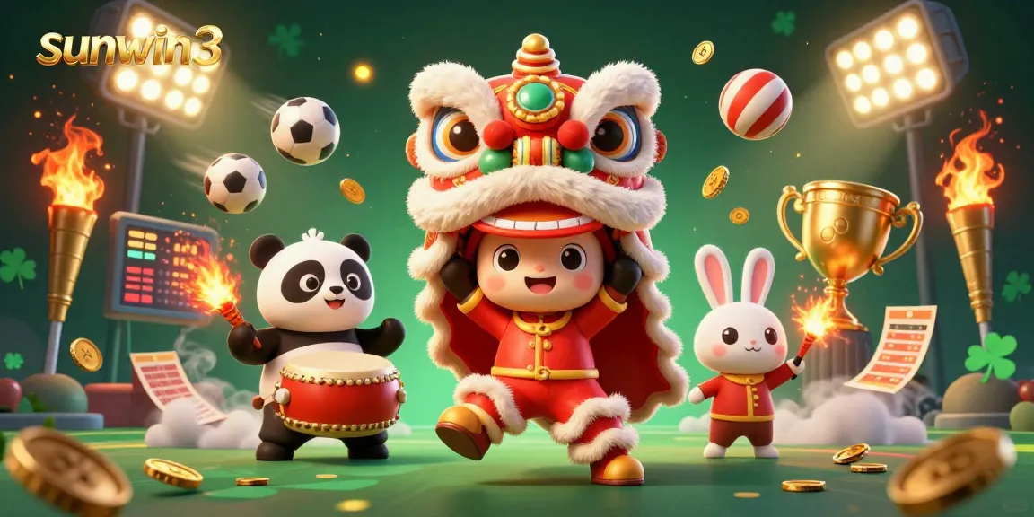 Experience thrilling gameplay at sunwin3 with vibrant characters and dynamic sports elements.